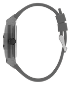 Guess Phoenix Multifunction Black Dial Grey Silicone Strap Watch For Men - GW0203G9