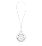 Swatch x AP Royal Pop White Dial White Leather Lanyard Watch for Men - Huit Blanc