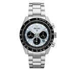 Seiko Prospex Speedtimer 41.4 Solar Chronograph Blue Dial Silver Steel Strap Watch for Men - SSC935