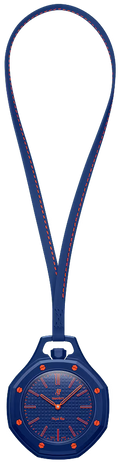 Swatch x AP Royal Pop Blue Dial Blue Leather Lanyard Watch for Men - Orenji Hachi